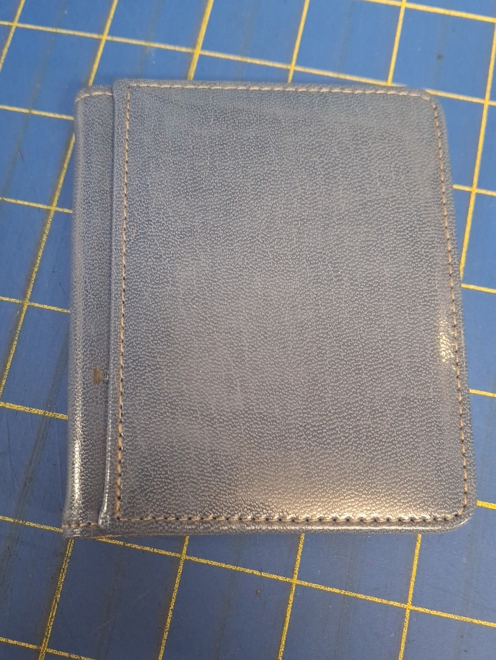 Creative Memories Blue Pleather Photo 3.5x4 Album Wallet